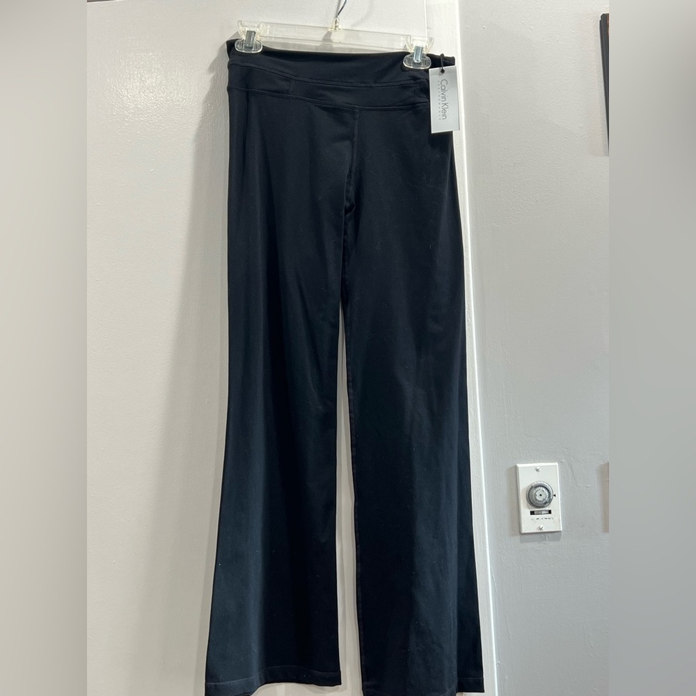 Calvin Klein Black Flared leggings